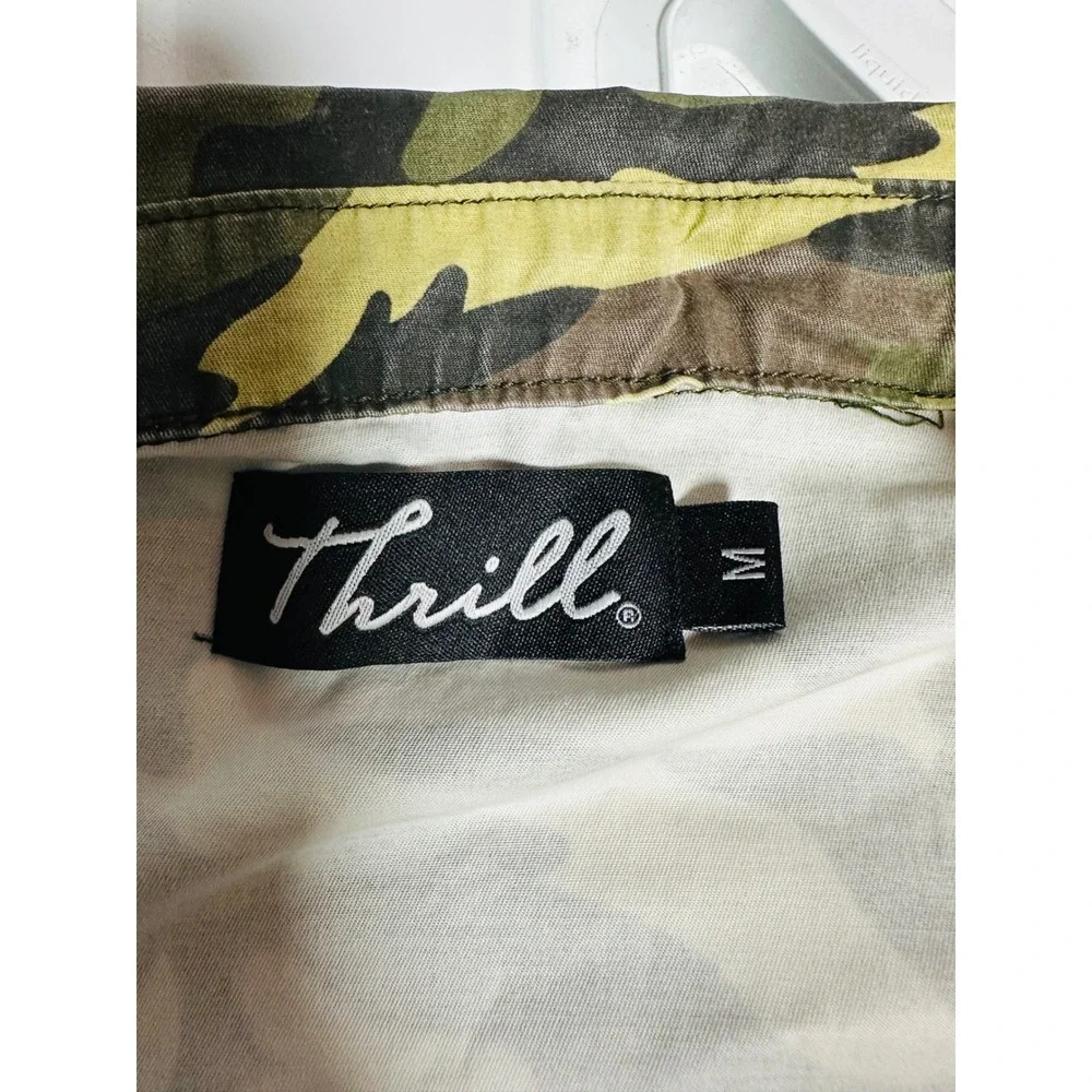 Thrill Camo Cargo Jumpsuit One Piece Utility Pants Women's Size‎ M NWT